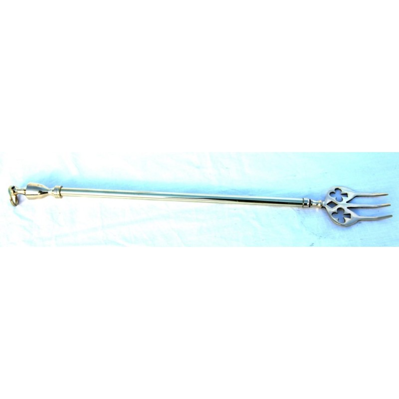 Brass Extending Toasting Fork - extends to 78cm Length