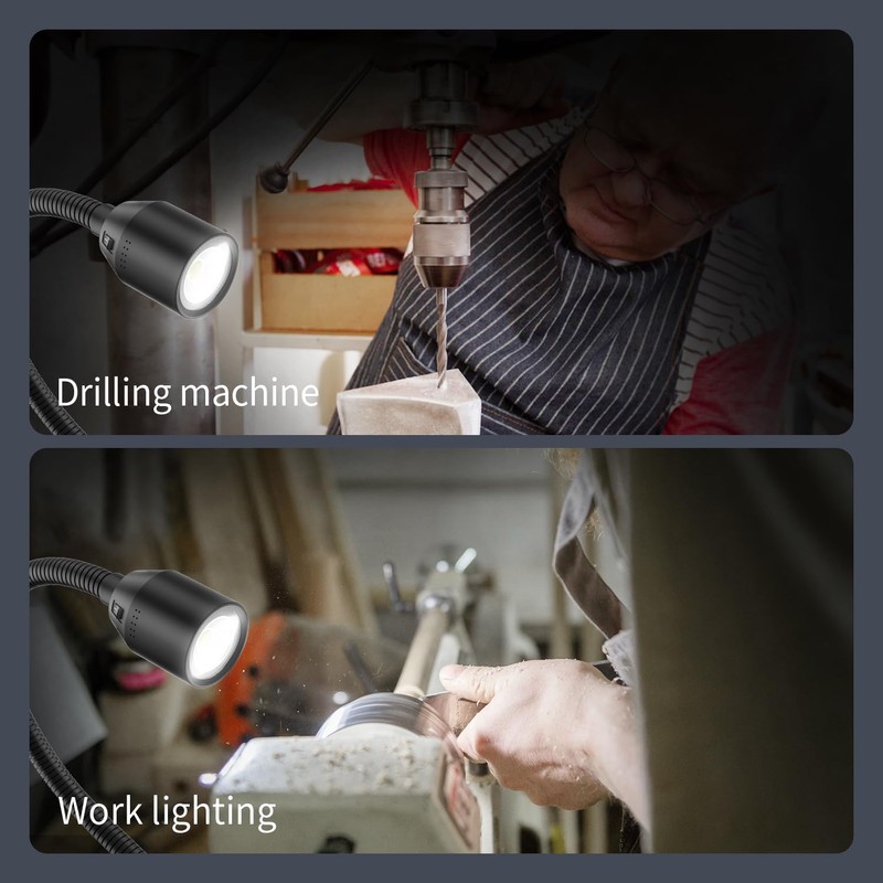 XINYIQI LED Work Lights, 450 lumens COB lamp Beads, Flexible