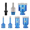 Diamond Core Drill Bit Set - 6/8/25/35/50mm Diamond Hole Saw