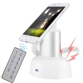 Soporte de Pantalla Antirrobo para Teléfono Móvil, Dispositivo Antirrobo para Celular con Alarma de Seguridad y Función de Carga, Compatible con IOS y Android, para Tiendas de Teléfonos, Exposiciones