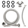 Watflow 4FT Steam Dryer Hose Installation Kit with 3/4" FHT