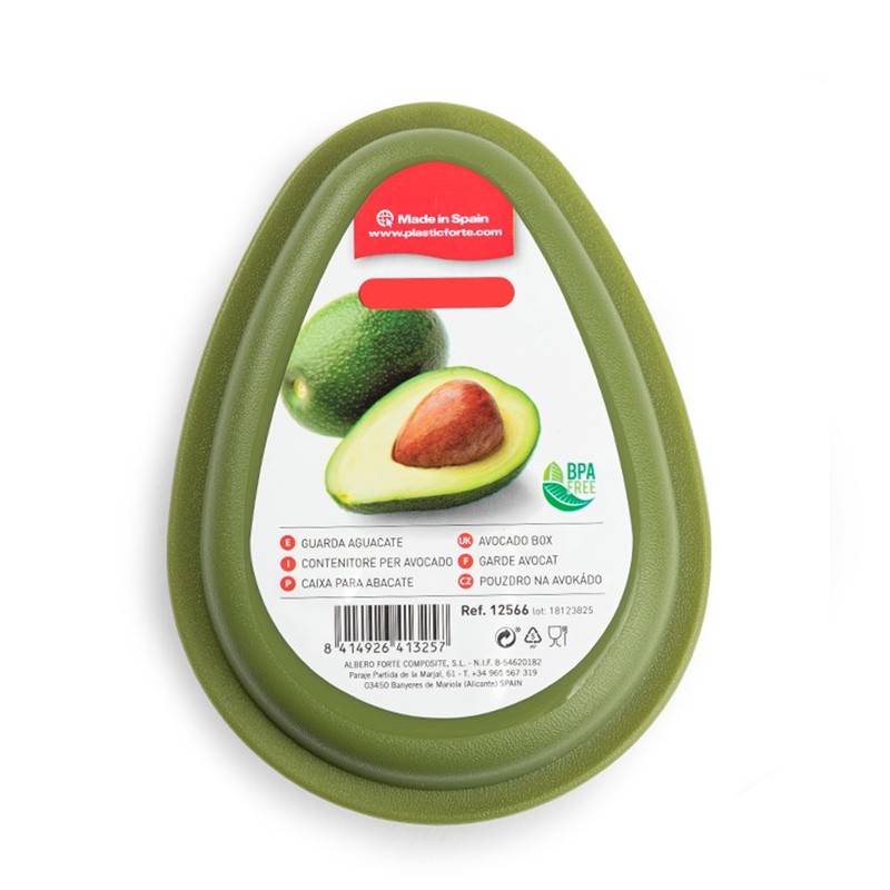 Plastic Reusable Vegetable Storage Box Avocado Safe Box Banana Case