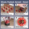 Strawberry Slicer Cup with Push Plate, Fruit Cutter Kitchen Gadget