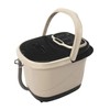 SPA-3549 – SPT Foot Spa Bath Massager w/Motorized Rollers, Tan