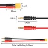 YACSEJAO XT30 to Banana Plug 14AWG XT30 Male to 4mm