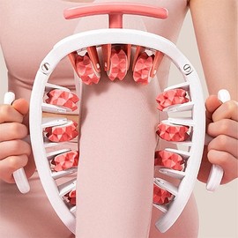 Massage roller gua sha calf thigh shoulder back full body care mint