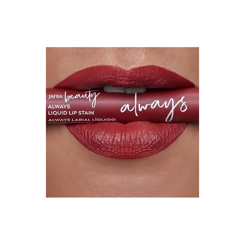 Labial Jafra Always Mate Cobertura Total Color Intenso