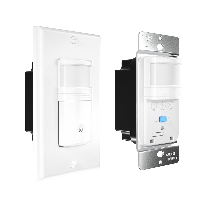 EverElectrix 2 Pack, 3-Way Motion Sensor Light Switch (Not Single