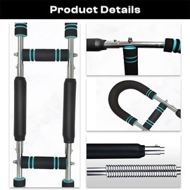 Twister Arm Trainer, 40-100lb Adjustable Chest Workout Equipment, Arm Trainer for Men, Chest Trainer for Men, Shoulder Muscle Training, Portable Home Fitness Equipment (Blue)