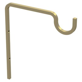 National Hardware N275-508 Extended Wall Hook, 9", Brushed Gold