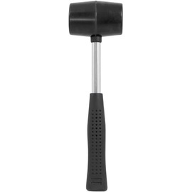 Rubber Mallet Hammer 500g Double Rubber Face Anti-Skid Handle Tool - 26 x 9cm