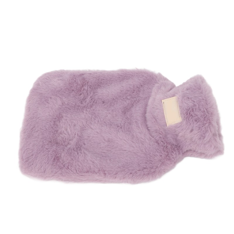 PVC Hot Water Bag with Soft Plush Cover Leakproof Winter