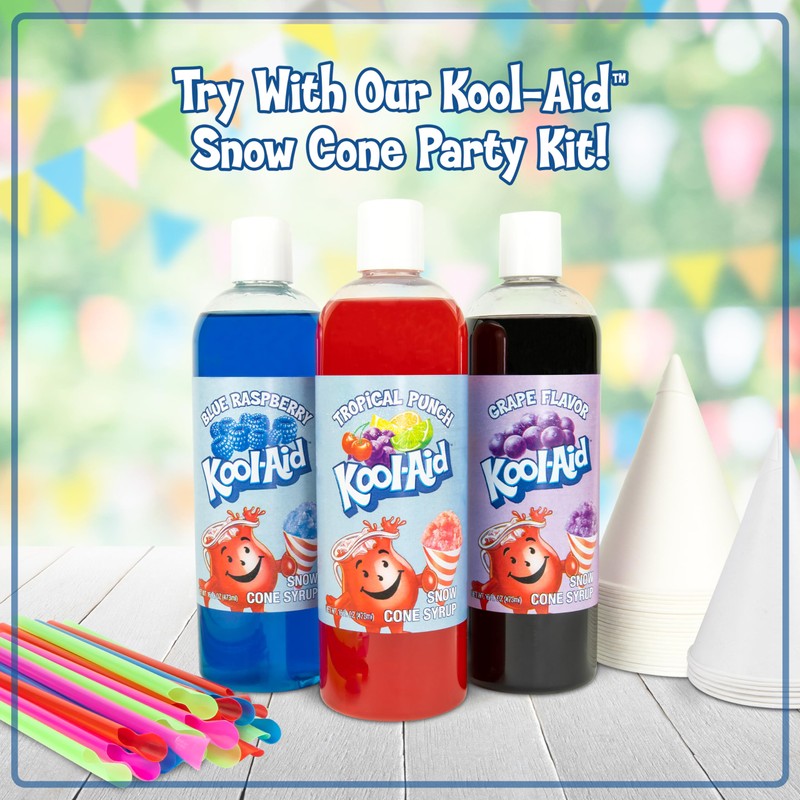 Nostalgia Shaved ice Machine, Kool-Aid Red