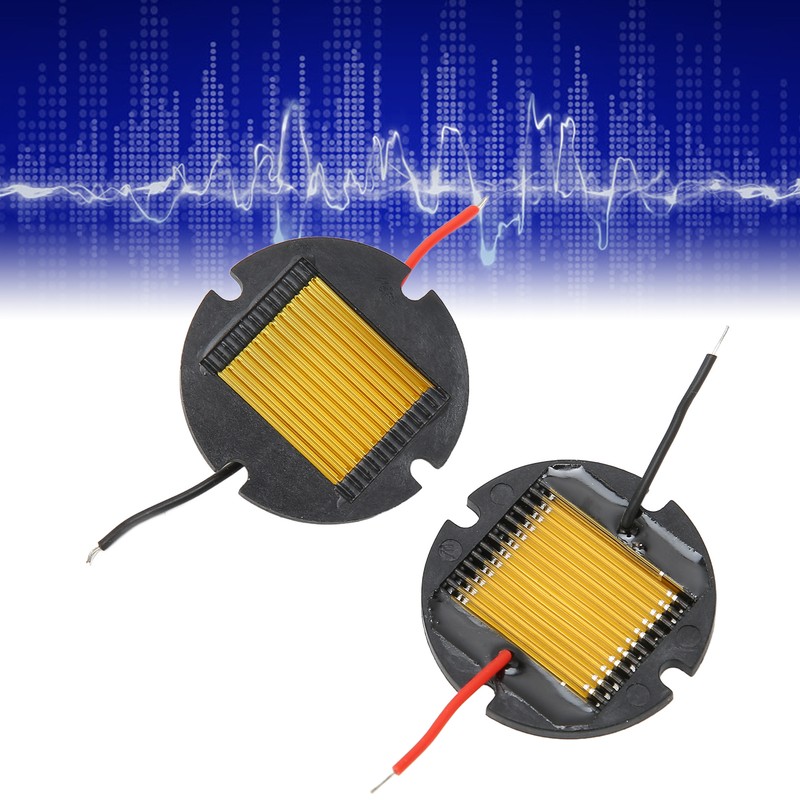 2pcs Tweeter Membrane Multifunctional Round Tweeter Membrane Replacement for Speaker