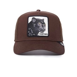 Goorin Bros. Unisex The Farm Original Adjustable Snapback Mesh Trucker Hat, Chocolate (The Panther), One Size