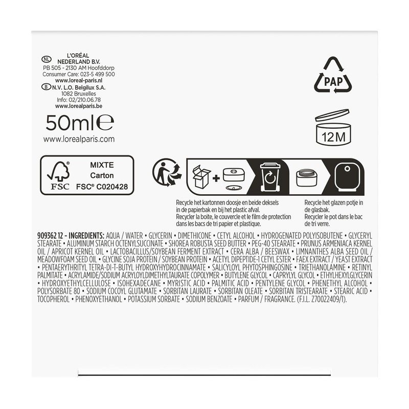 Loreal Revitalift nachtcreme