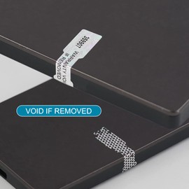 580 calcomanías holográficas a prueba de manipulaciones, calcomanías de alta seguridad, etiquetas a prueba de manipulaciones, numeración serial secuencial única (WZRYSEAL 580 unidades