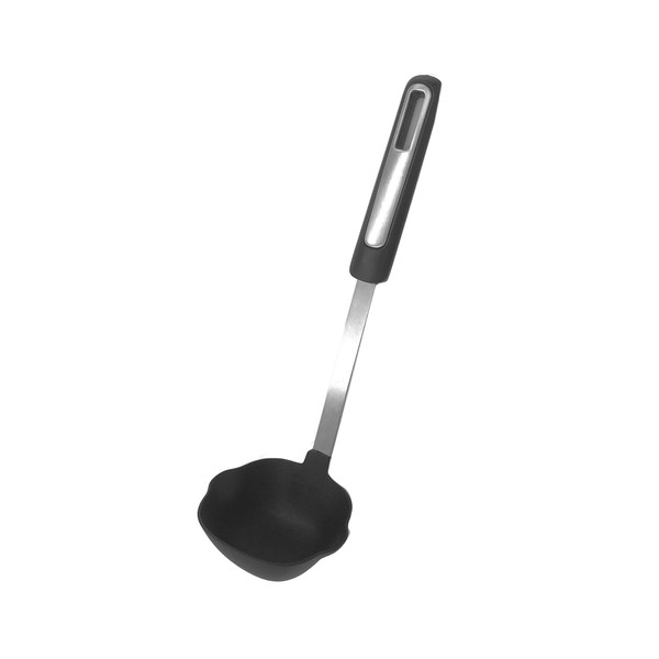 FujiFilm Digs, Luxury (Fujisho) Soup Ladle, Black, X 9.8 cm, Heat-Resistant 計reru F0886