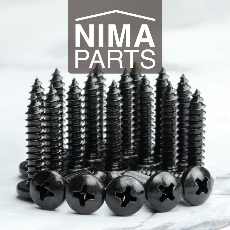 Pack of 20 Flat Head Phillips Self Tapping Screws -