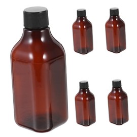 Baluue 5pcs Travel Bottles Refillable Toiletries Containers with Screw Caps Lightweight Shampoo and Lotion Travel Bottles for Business Trips Camping Outdoor Activities