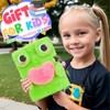Frog Diary for Girls with Lock, Plush FrogToys Gift for