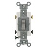 Leviton CS220-2GY 20-Amp, 120/277-Volt, Toggle Double-Pole AC Quiet Switch, Commercial