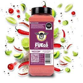 Sazonador FUEGO 800 g MR WINGS. Polvo picante para palomitas, alitas, papas, carne y botanas.