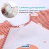 3/5 Pcs Baberos para Bebé,Baberos para Bebe Impermeable con Mangas,Baberos
