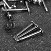 60pcs Computer Case Fan Screws Kit, PC Fan Screws Chassis