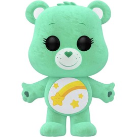Funko POP! Animation: Care Bears 40th Anniversary - Wish Bear with Flocked Chase Bundled with a Byron's Attic Pop Protector