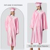 MyGradDay Unisex Adult Graduation Shiny Gown Cap Tassel 2021+2022 Year