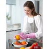 LANON wahoo Skin-Friendly Cleaning Gloves, Dishwashing Kitchen Gloves with Cotton
