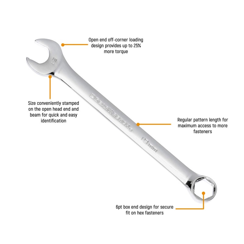 GEARWRENCH Combination Wrench 11mm, 6 Point - 81759