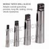 PRAZTECH® 4pcs Morse Taper Drill Sleeve Reducing Adapter for Lathe