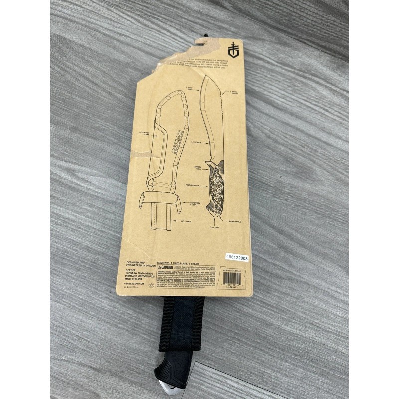 Gerber Versafix Machete 9" Stainless Steel Full Tang Blade Nylon