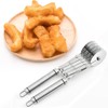 Dadamong 5 Wheel Pastry Cutter with Handle, Stainless Steel Adjustable