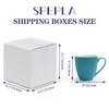 SPEPLA 6x6x6 Shipping Boxes for Small Business,40 Pack White Corrugated