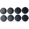1 1/4" 1.25 inch Black Rubber Plug for Flush Mount