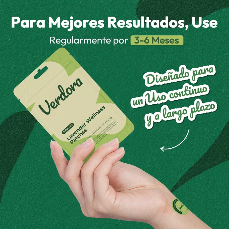 Verdora Parches Aromáticos De Lavanda Uso Diario 18 Piezas