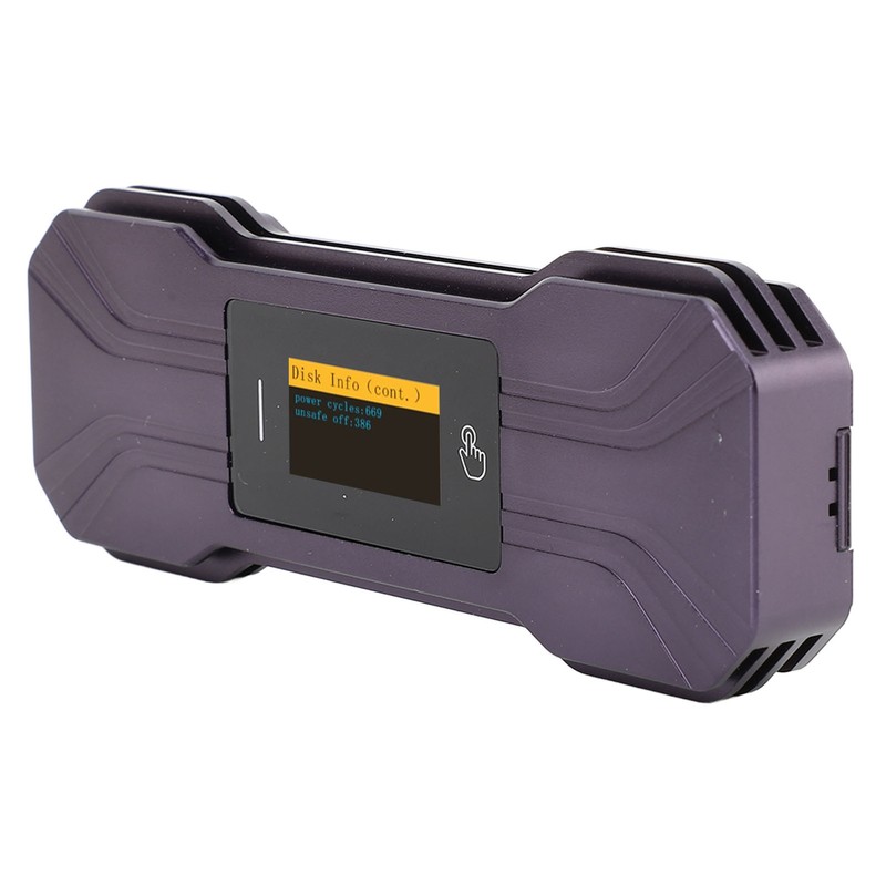 SSD Enclosure M.2 NVMe Visual Smart Mobile External Case 10