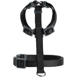 HUNTER Harness London Vario Rapid | Black | Size Mini 18-30/XXS | 4-Way Adjustable | with Safety Lock | Soft & Flexible | Tear-Resistant & Quick Drying | Lightweight and Easy to Clean
