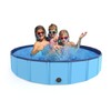 Foldable Dog Pool, Dog Pet Swimming Pool Portable PVC Pet