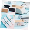STOBOK 8pcs Binding Ring Flash Cards Memo Cards Portable Notebook