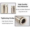 Straight Push to Connect Connector, 2 Pack PU-10 Pneumatic Fitting