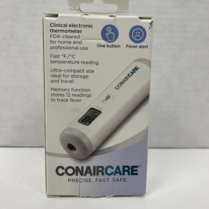 Conair Care Infrared Thermometer Forehead 1 Button Fever Alert ITH90