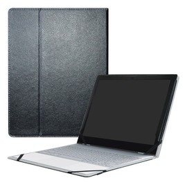 Google Pixelbook Case,Mama Mouth PU Leather Folio Carring Cover for 12.3" Google Pixelbook (12.3 Inch HD IPS Touch) 2in1 Laptop,Black