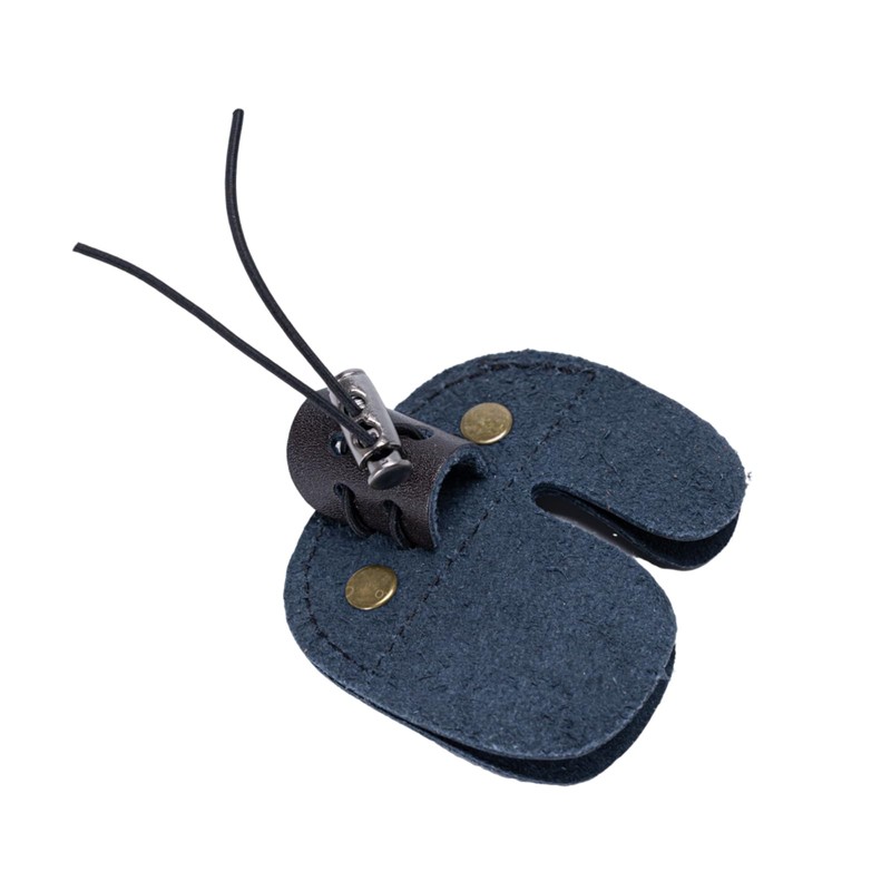 Prespollw Leather Archery Finger Tab – Double Layer Right-Hand Grip