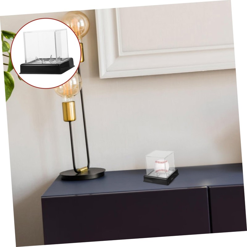 JOINPAYA Transparent Plus Baseball Day Case Baseball Display Box Decorative