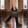 WSJSKMWQ Large Genuine Leather Bible Cover, Vintage Bible Bag for