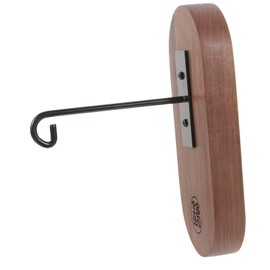 Sosoport Wooden Wind Chime Bracket Metal Hook Wall Mount Quirky Outdoor Decor Bedroom Living Room